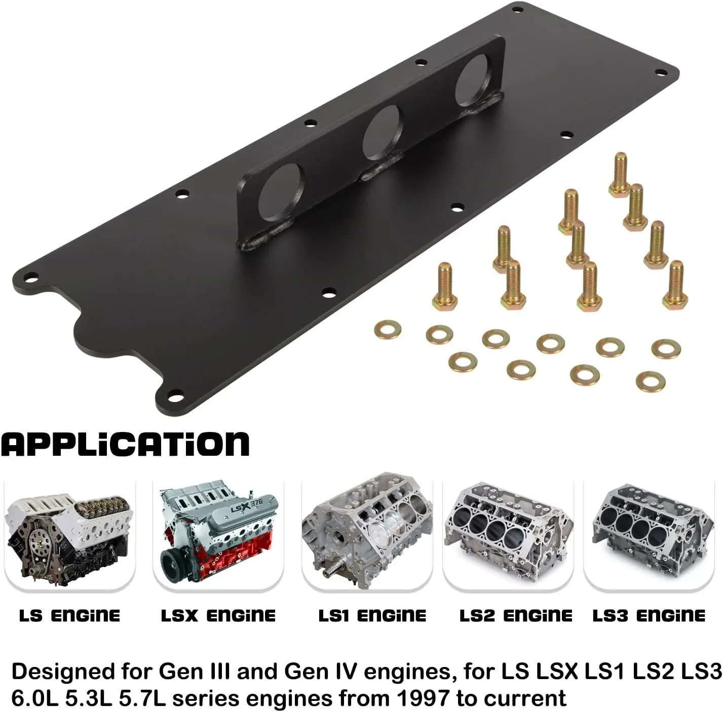 Ls Parts 5.3 Performance LS Engine Lifting Plate - Hoist Bracket For ...