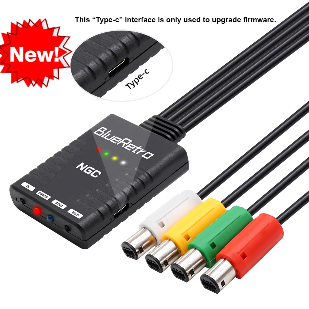 BlueRetro For Nintendo Gamecube NGC Console Wireless Game Controllers