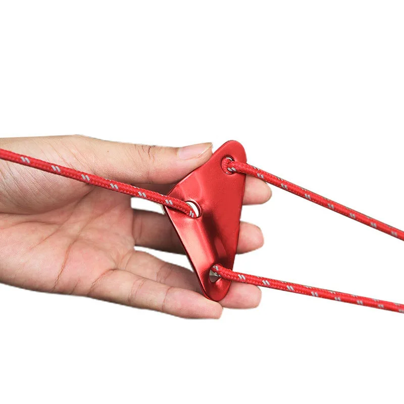 Camping Tent Accessories 5Pcs/Set Aluminum Alloy Tent Cord Rope Fastener