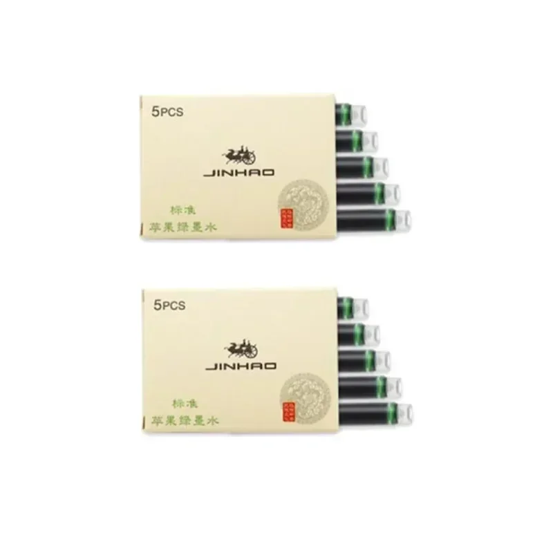 Vibrant Ink Cartridge Refill Pack for Fountain Pens - Office and School Stationery Essentials