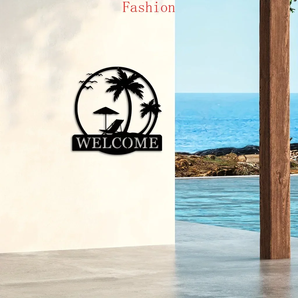 

Добро пожаловать, металлический домашний декор, знаки для кемпинга, украшение для Озерного дома, кемпинга, декор для кемпинга, подарки на новоселье, Настенный декор