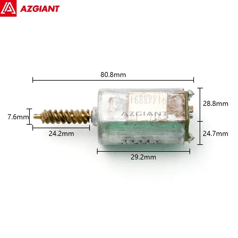 

Azgiant высококачественный сменный мотор для оригинального двигателя замка двери багажника 31113 (16889916 01 7168)