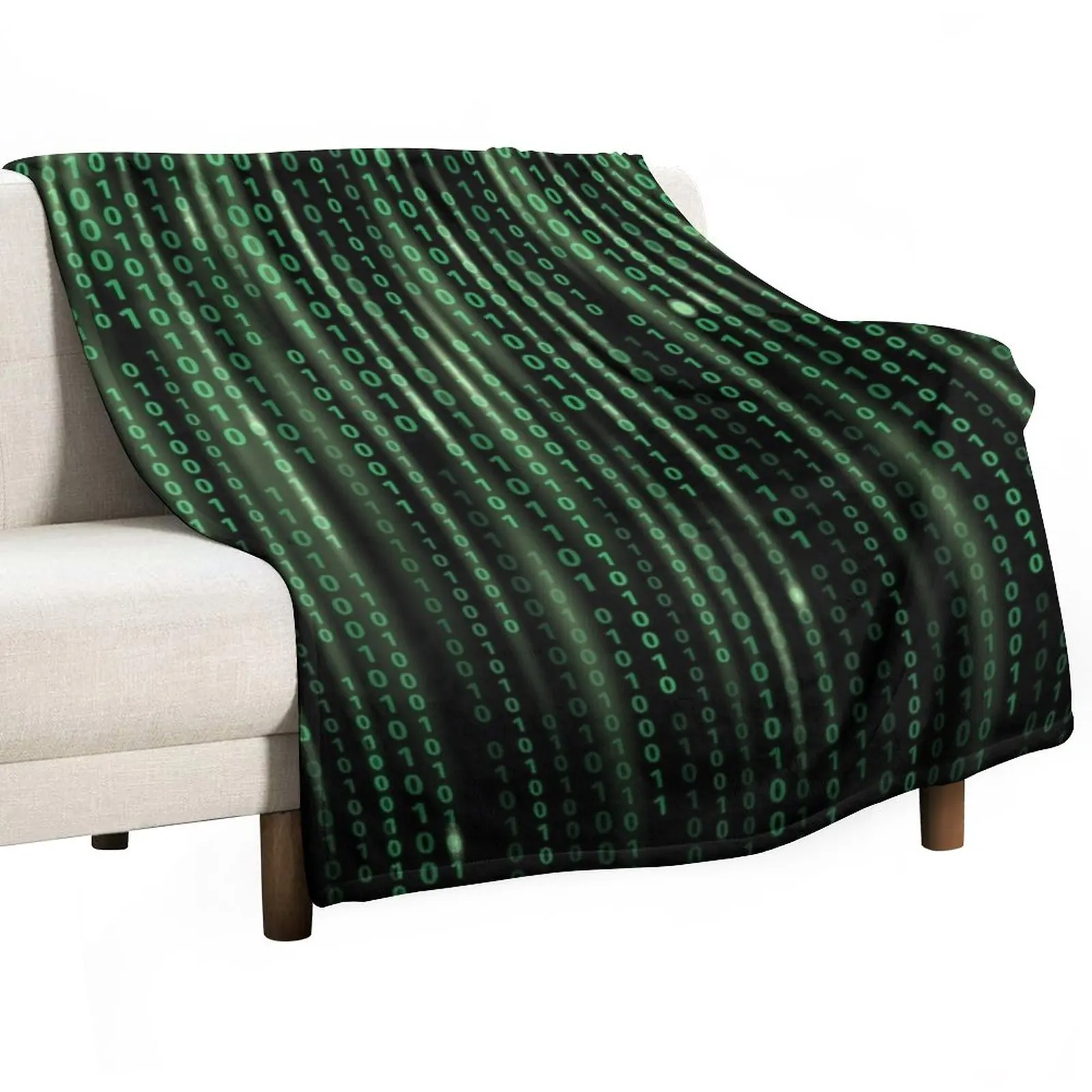 

Binary code background matrix code Throw Blanket Fluffy Shaggy Blanket Blanket Sofa Sofa Blankets For Sofa