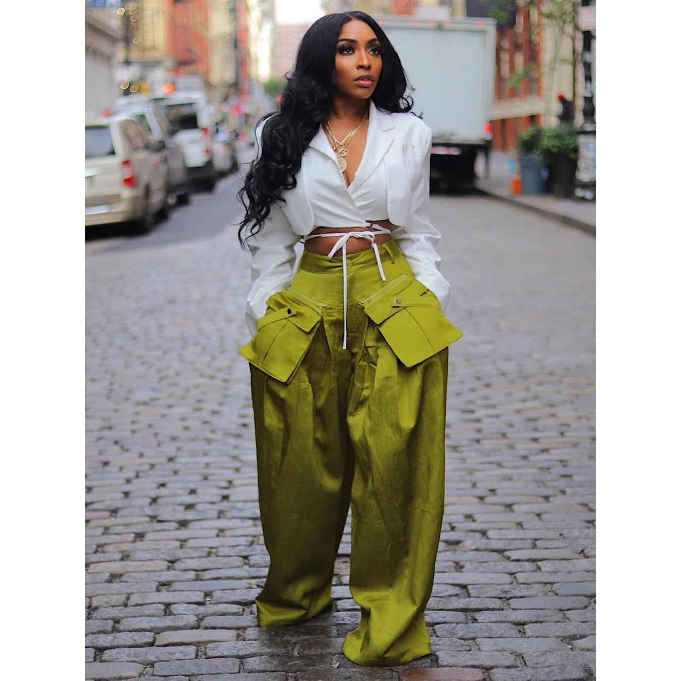 Baggy Cargo Wide Leg Pants for Women Y2K Streetwear Fashion Long Parachute Trousers Casual Sexy Club Pants Winter Clothes 2023