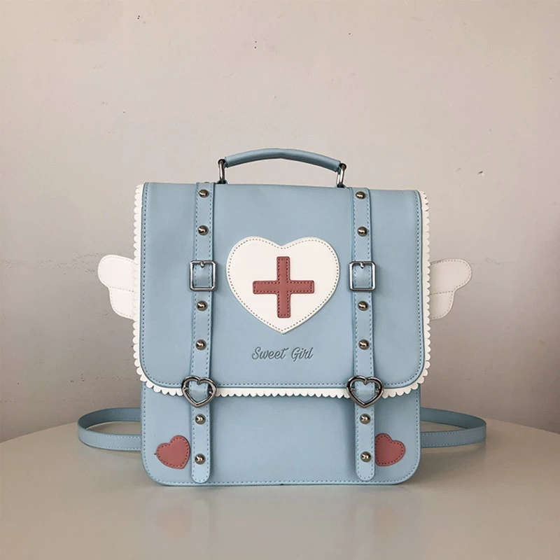 Women Backpack Japanese JK Multipurpose Handbags Shoulder Bags