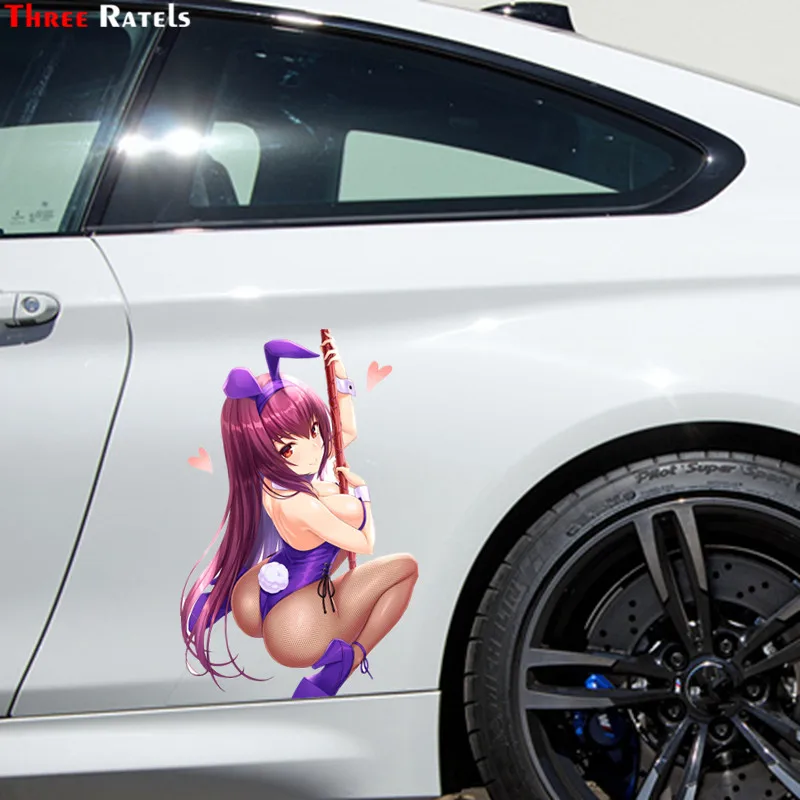 

Наклейка на скейтборд Three Ratels F92 bunny girl fate grand order fishnets