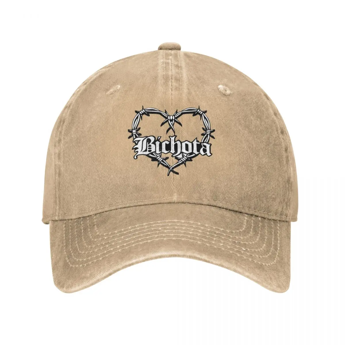 Vintage Retro Karol G Bichotaa Loviing Fashion Retro Cowboy Washed Baseball Caps Male Denim Sunscreen Hats Hip Hop Peaked Cap
