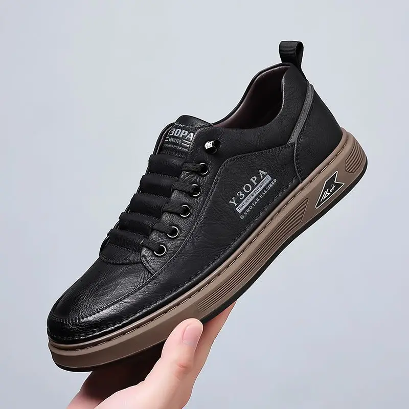 Luxury Brand Male Comfortable Driving Shoe Men's Leather Fashion Shoes Classic Men Casual leather shoes