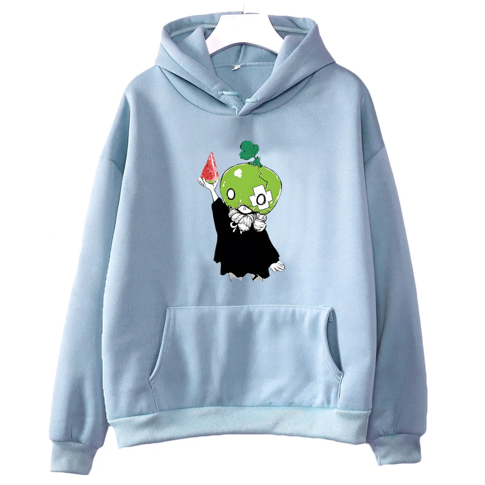 

Dr.stone Suika Cartoon Hoodie for Female/Male Long-sleeved Autumn/Winter Sweatshirt Fleece Individualization Suitable Daily Wear