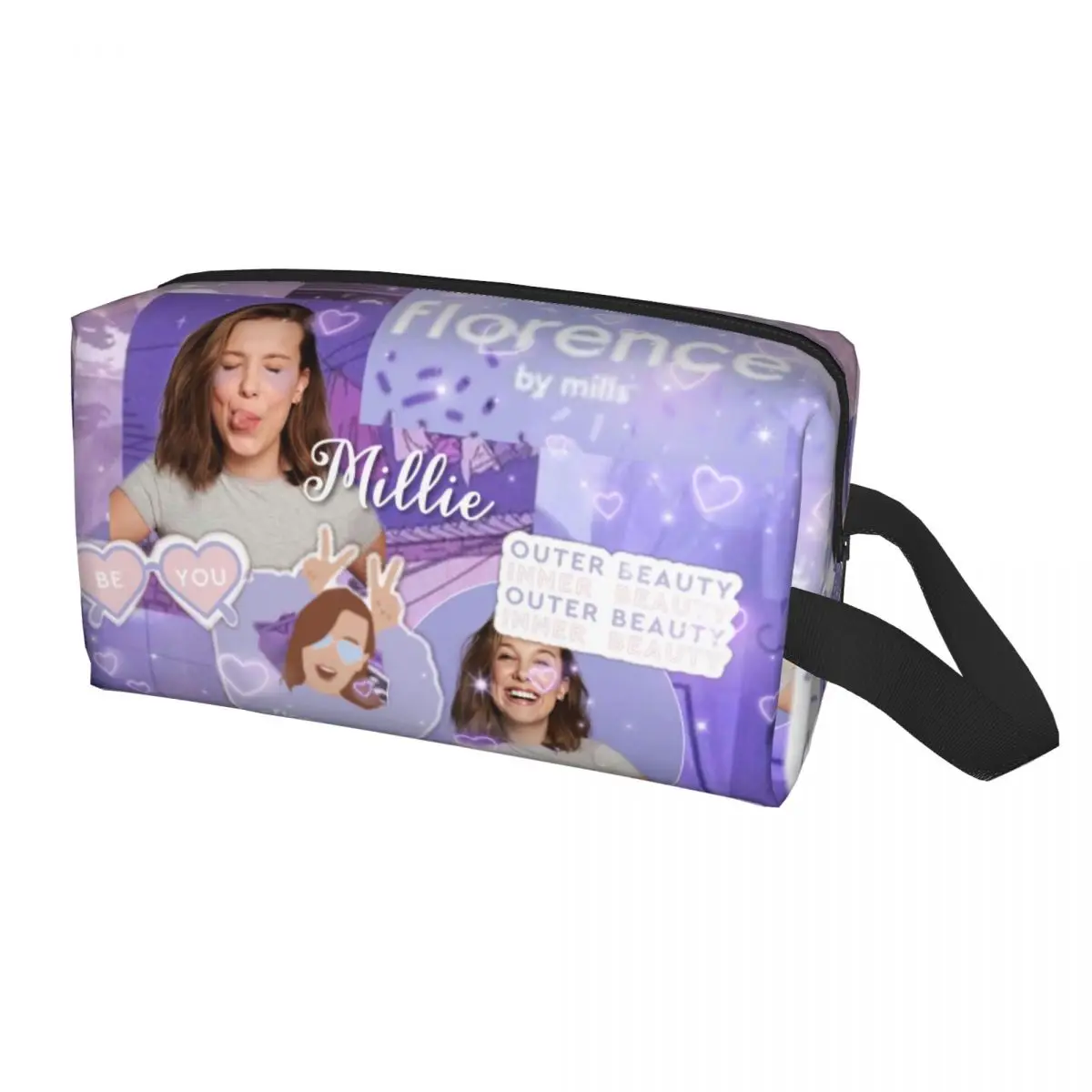 Custom Firenze By Mills Borsa Da Toilette Donna Trucco Cosmetic Organizer Lady Beauty Storage Dopp Kit Case