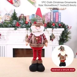 Festive Telescopic Christmas Doll Decoration for Home - Holiday Ornament & Gift (01)