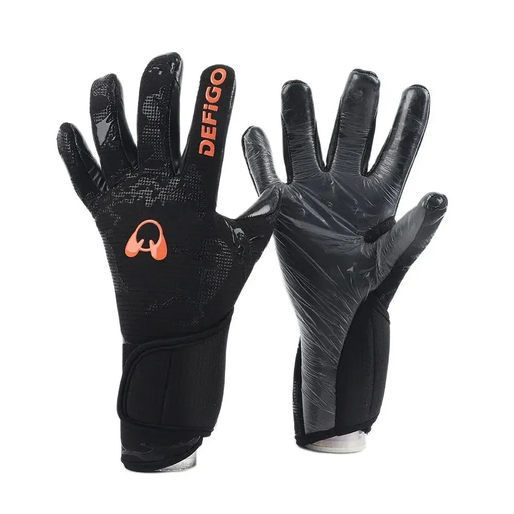 Goalie Gloves Latex Soccer Goalie Goalkeeper Gloves Anti-slip Thicken Football Glove Protection Goalkeep Soccer Equipment