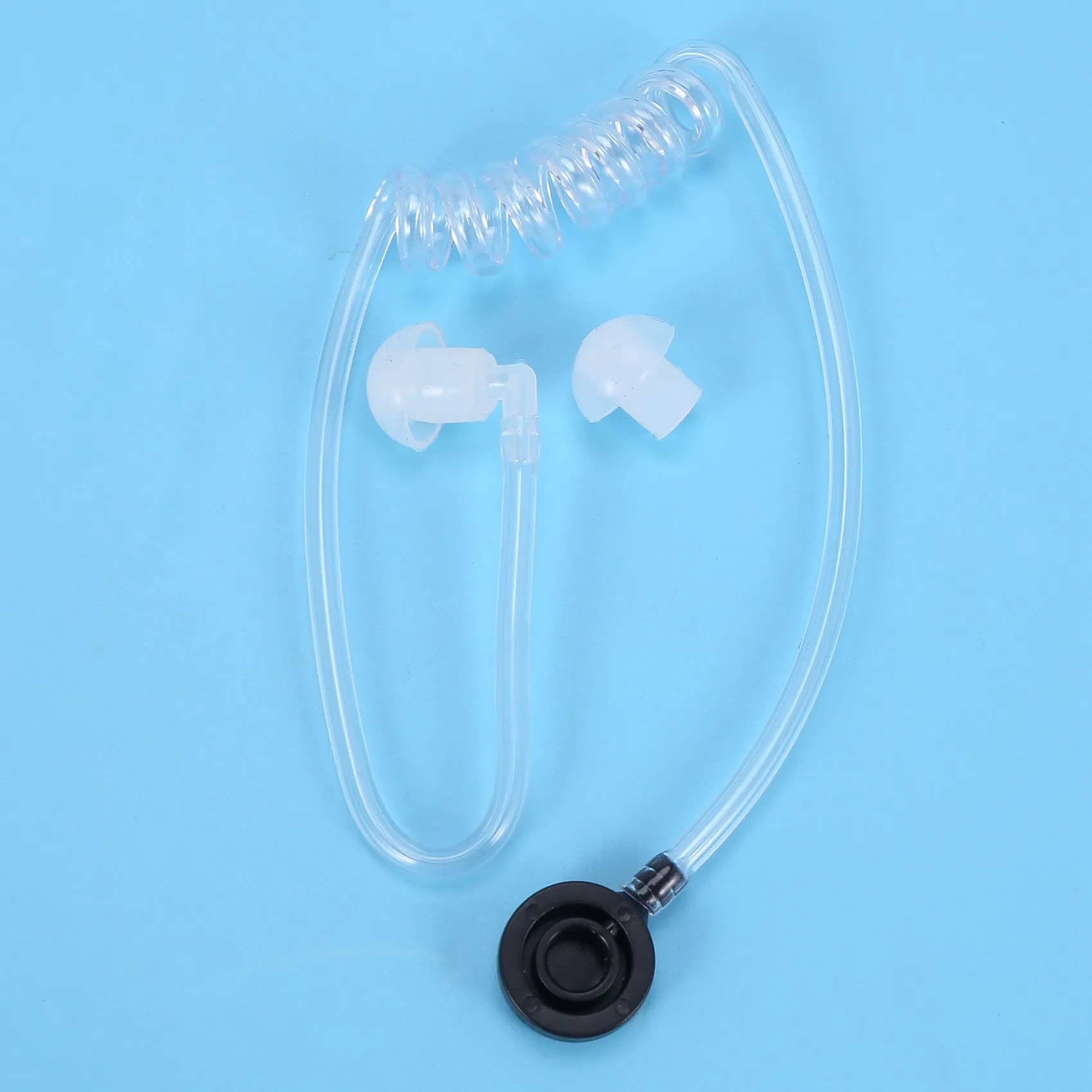 Throat Mic Miniphone Covert Acoustic Tube Earpiece Headset for Motorola Two Way Radio images - 6