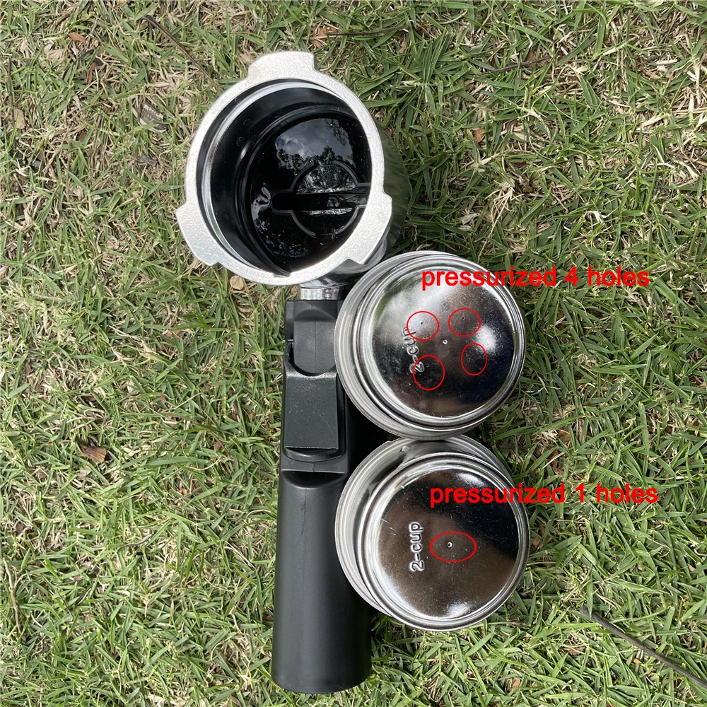 Portafiltro de café sin fondo de 51mm para cafetera Homix Gypas Sachi Nikai  Oster Phico Cecotec Hibrew, 1, 2, 4 cestas - AliExpress