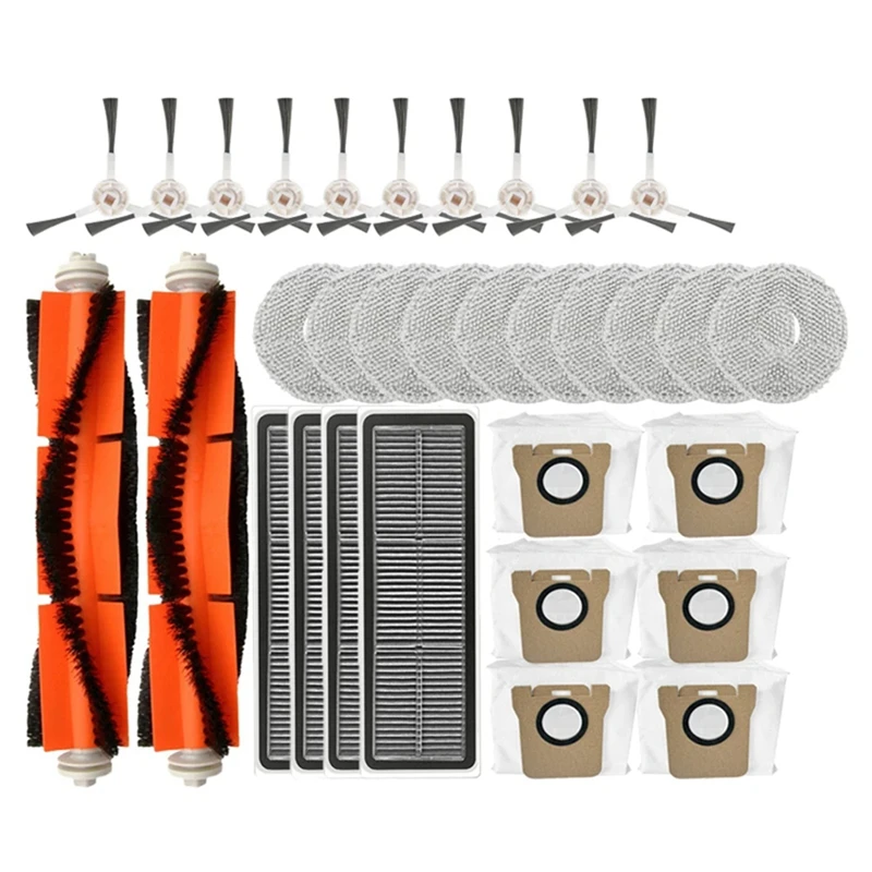 

For Xiaomi Mijia Omni 2 C102CN, B101CN, B116CN, X10+ Robot Vacuum Cleaner Parts Main Side Brush Hepa Filter Mop Dust Bag
