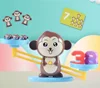Children's Monkey Balance Scale Game Toy Math Number Toy Digital Balance Scale Board Game Education Learning Counting Toy 2