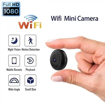1080P WiFi  Mini Wireless Camera Indoor Tiny Camera Without Light Motion Detection Ultra Small Home Surveillance Battery Camera 1