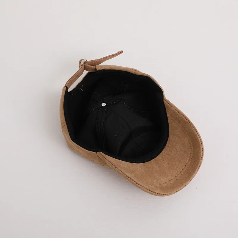 Spring Autumn Children Baseball Cap Suede Letter Baby Hat Outdoor Casual Boys Girls Kids Adjustable Sun Visor Caps 4