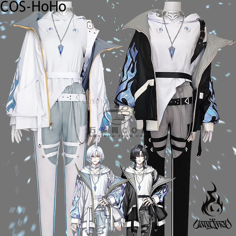 

COS-HoHo Vtuber Unnamed Usan Game Suit Gorgeous Handsome Uniform Cosplay Costume Halloween Carnival Party Role Play Outfit
