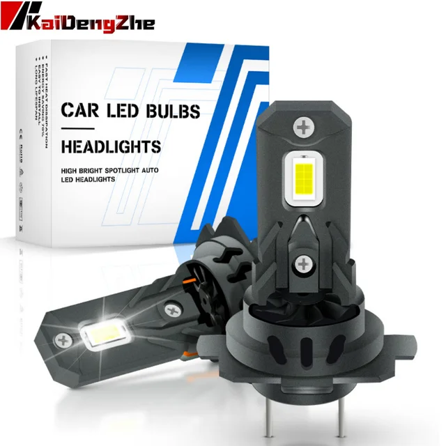 2Pcs H7 LED Headlight Bulb Mini Wireless 110W 12000LM 6000K CSP for Car  Headlamp Auto Diode Lamps H7 Turbo Led 12V Automobile - AliExpress