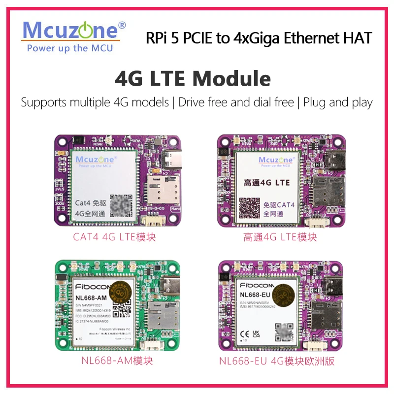 MPG4,   5 PCIE to 4xGiga ̴ HAT, ġ , 4 ä ⰡƮ ̴ Ȯ, Openwrt OS ̹