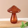 Transparent Mushroom Glass Vase Aromatherapy Bottle Home Small Vase Hydroponic Flower Pot Simple Table Decoration Home Decor 5