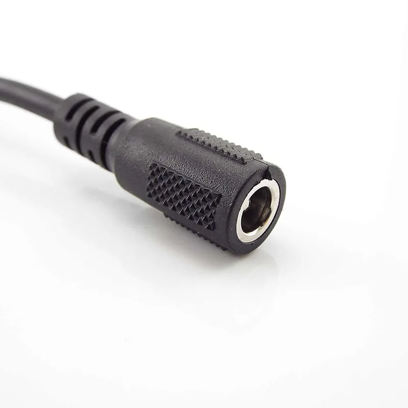 5개입 핀 5A 20awg DC 남성 여성 전원 피그테일 케이블 5.5x2.1mm 남성 잭 코드 diy DC 커넥터 12V 3528 5050 LED 스트립 라이트용