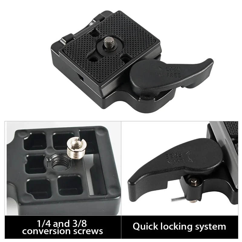 Manfrotto Quick Release Plate 200PL-14 Quick Release Clamp Aluminum Lightweight for Manfrotto Camera Accessories