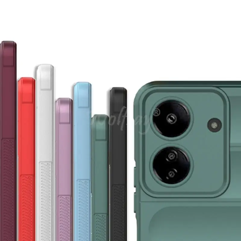 Per Xiaomi Poco C65 Custodia In Silicone Cover Per Poco C65 Cover Antiurto In Gomma Antigoccia Protezione Per Telefono Custodia Poco C65