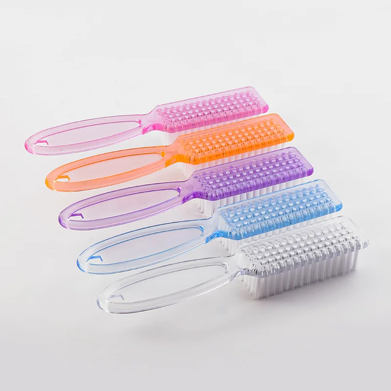 Handle Grip Nail Brush Cleaner Nail Scrub Brush Hand Cleaning Brushes Soft  Stiff Bristles Scrubber Manicure Tool Cleaning Brush - Nail Brushes -  AliExpress