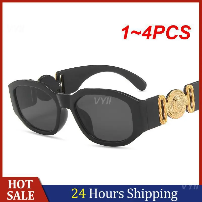 

Солнцезащитные очки в маленькой оправе Uv400 для мужчин и женщин, квадратные аксессуары в стиле панк, для вождения, 1-4 шт.