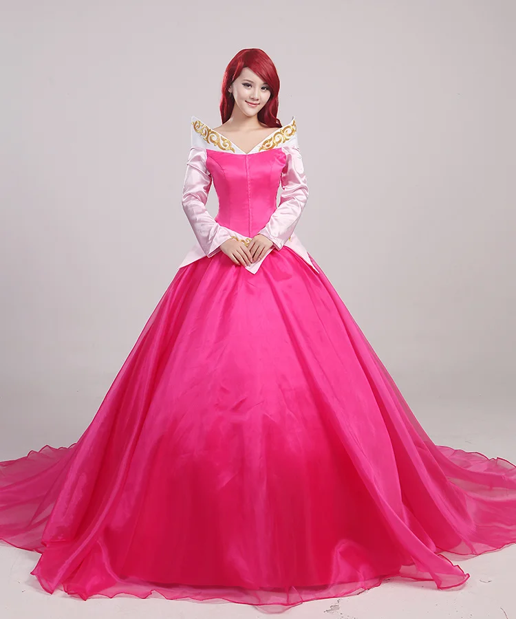 Animation Sleeping Beauty Role Playing Clothes Adult Princess Aurora Role Play Vintage Dress Adult Women'S Christmas Clothes Alx Trendy Fashion
