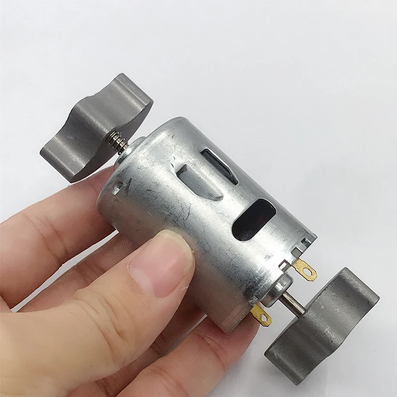 2 Motori Vibranti DC12V Doppio Albero R370 – Per Vibrazione, Giochi, Fai Da Te