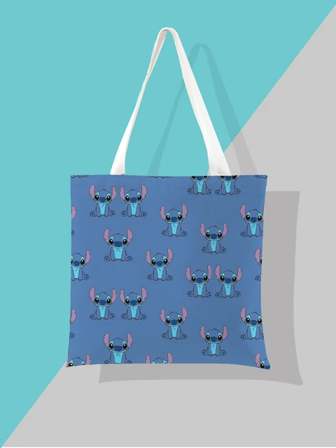 New Disney Shoulder Bags Cartoons Mickey Mouse Casual Canvas Women Shopping Bag Cute Anime Fashion Handbag Messenger Bag Gifts as8