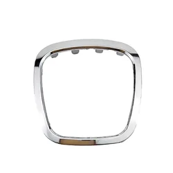 Luxury Car Steering Wheel Panel Frame Trim Cover Protector - Premium Interior Accessory (Silver)
