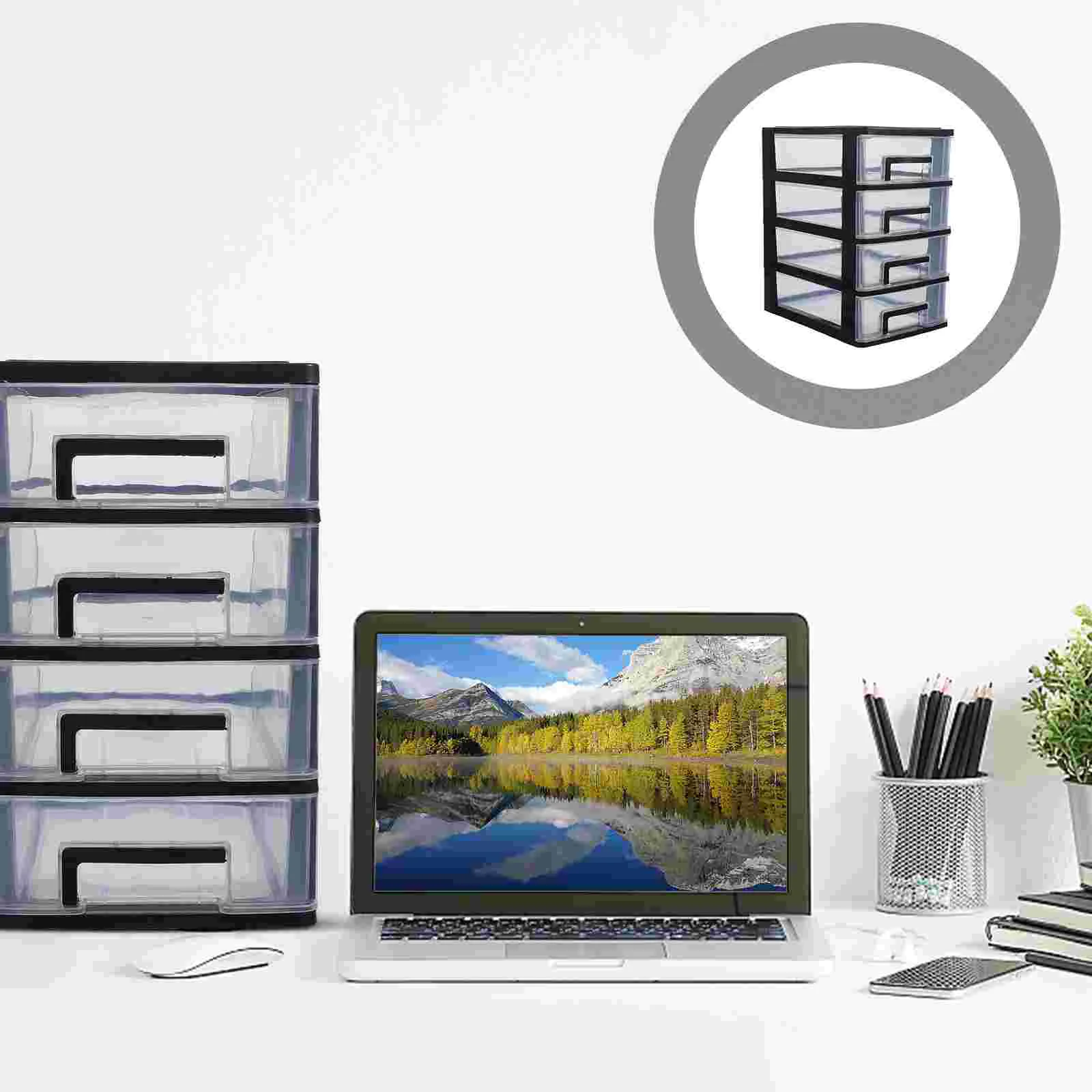 

5/4/3/2 layer Storage Cabinet Plastic Drawer Type Closet Portable Dustproof Storage Case Organizer Sundries Holder