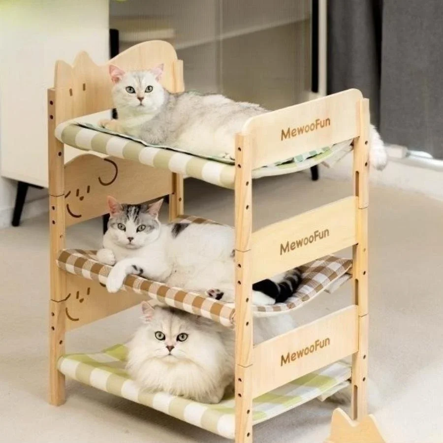 wooden-pet-beds-summer-cat-bed-kitten-hammock-sturdy-solid-wood-puppy-small-dog-bed-multiple-beds-can-be-stacked-for-many-cats