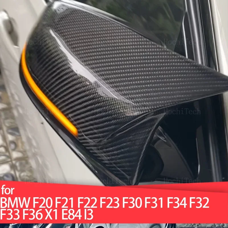 

Real Carbon Fiber Rearview Mirror Cap Wing Side Mirror Cover Fit For BMW F20 F21 F87 M2 F23 F30 F32 F33 F34 F36 X1 E84 i3 i3S