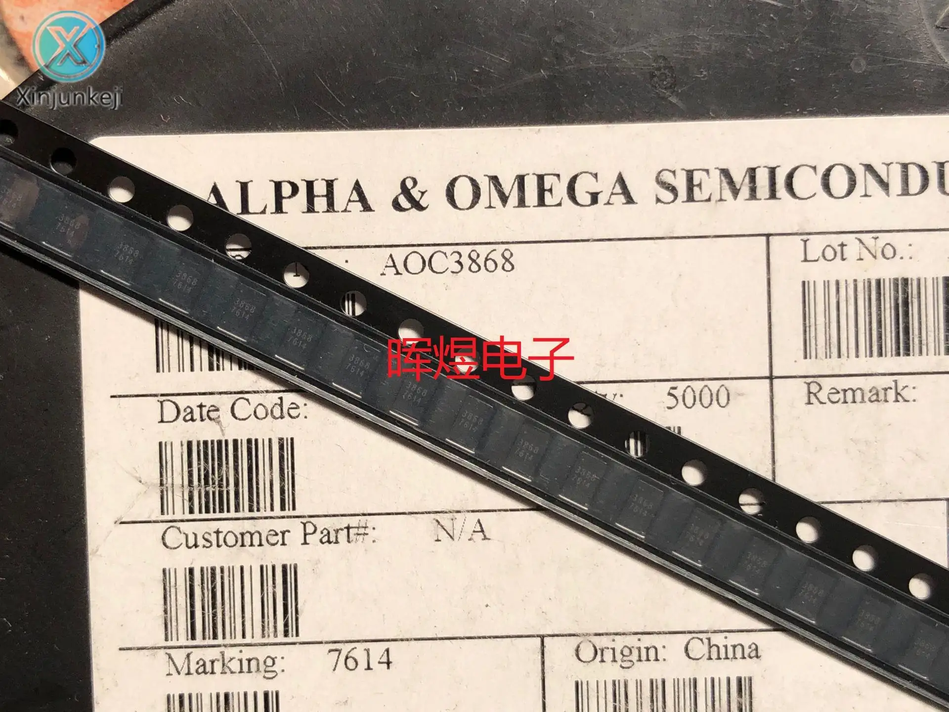 

10pcs orginal new AOC3868AOS FET MOS DFN2.7X1.81A screen: 3868