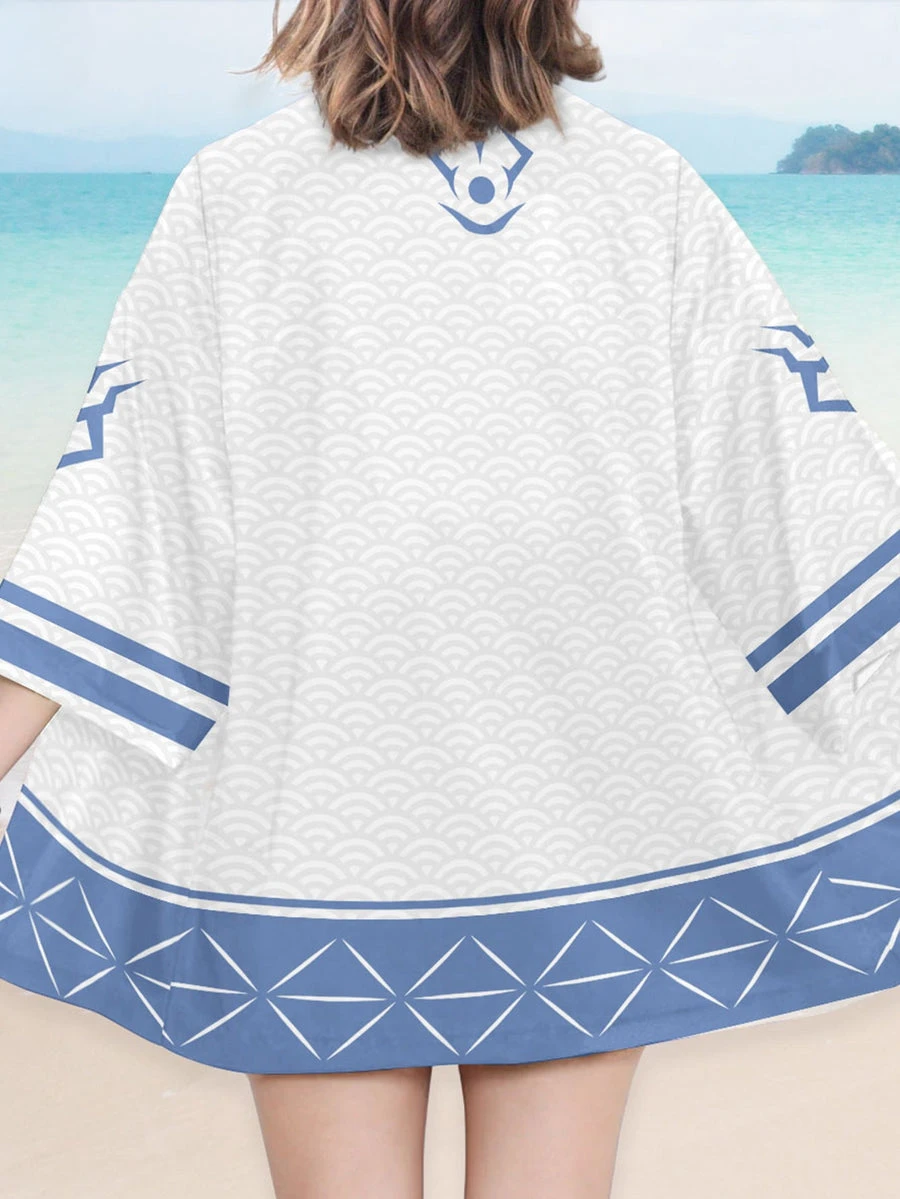 King Of Curses Sukuna Kimono Kimono Cape Loose Three-quarter Sleeve Cardigan Robe Haori