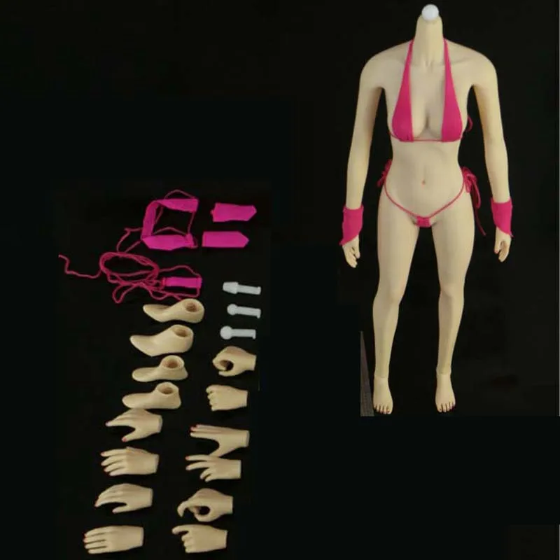 JIAOU DOLL Natural 1/6 Female Body Model Big Bust Action