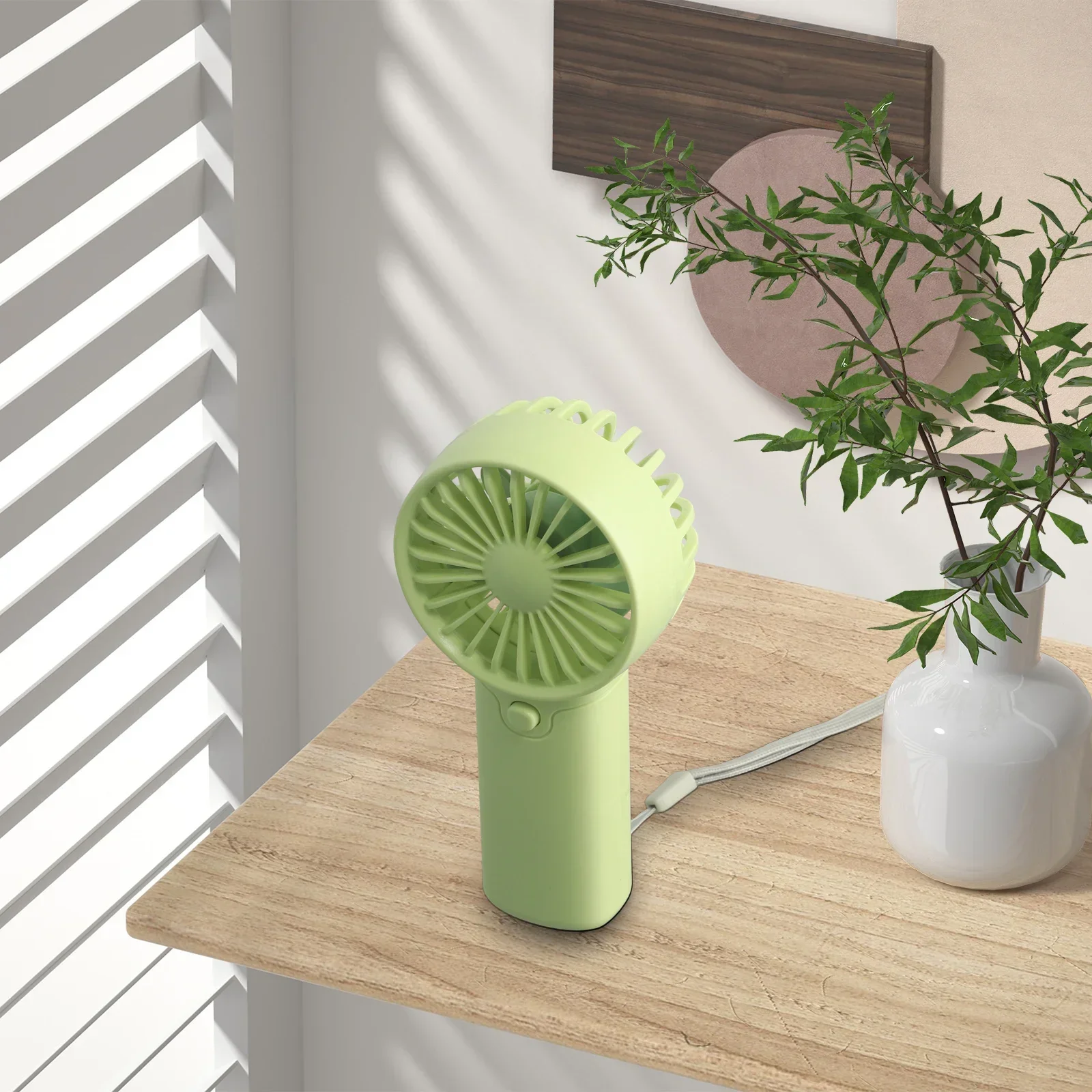 Mini Portable Handheld Fan Lightweight And Adjustable Cute Student ...
