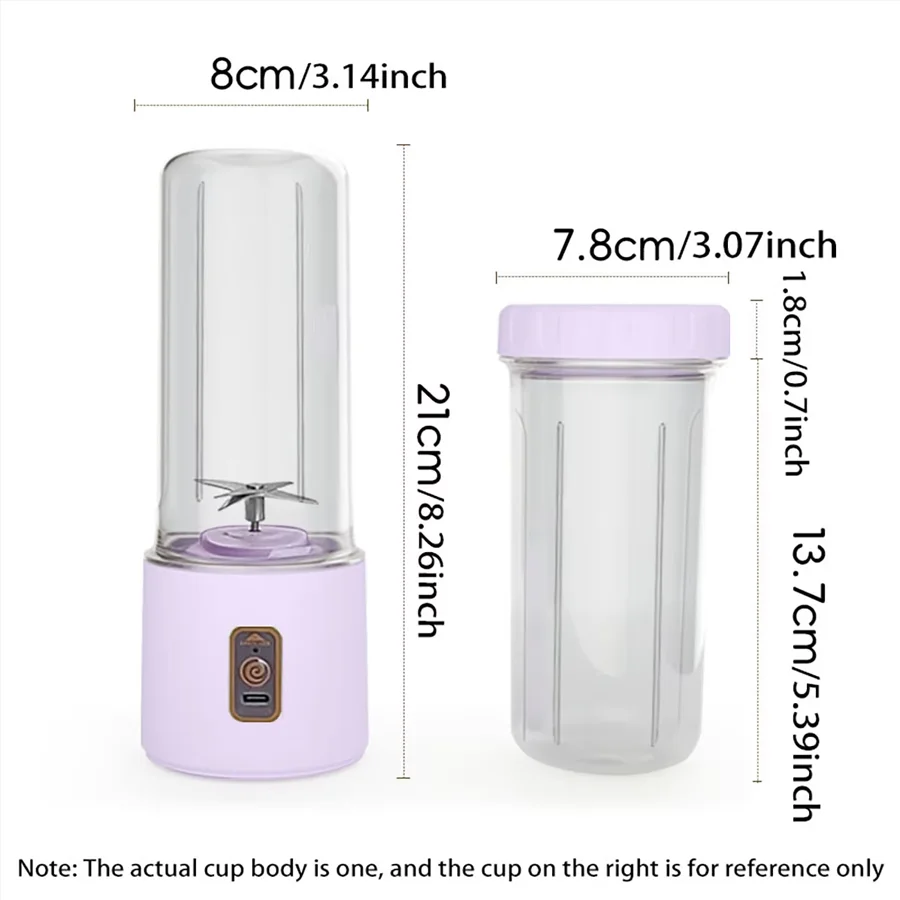 1PC Portable Juice Cup - Compact Multi functional Juice Blender, Perfect for Kitchen and Travel 6