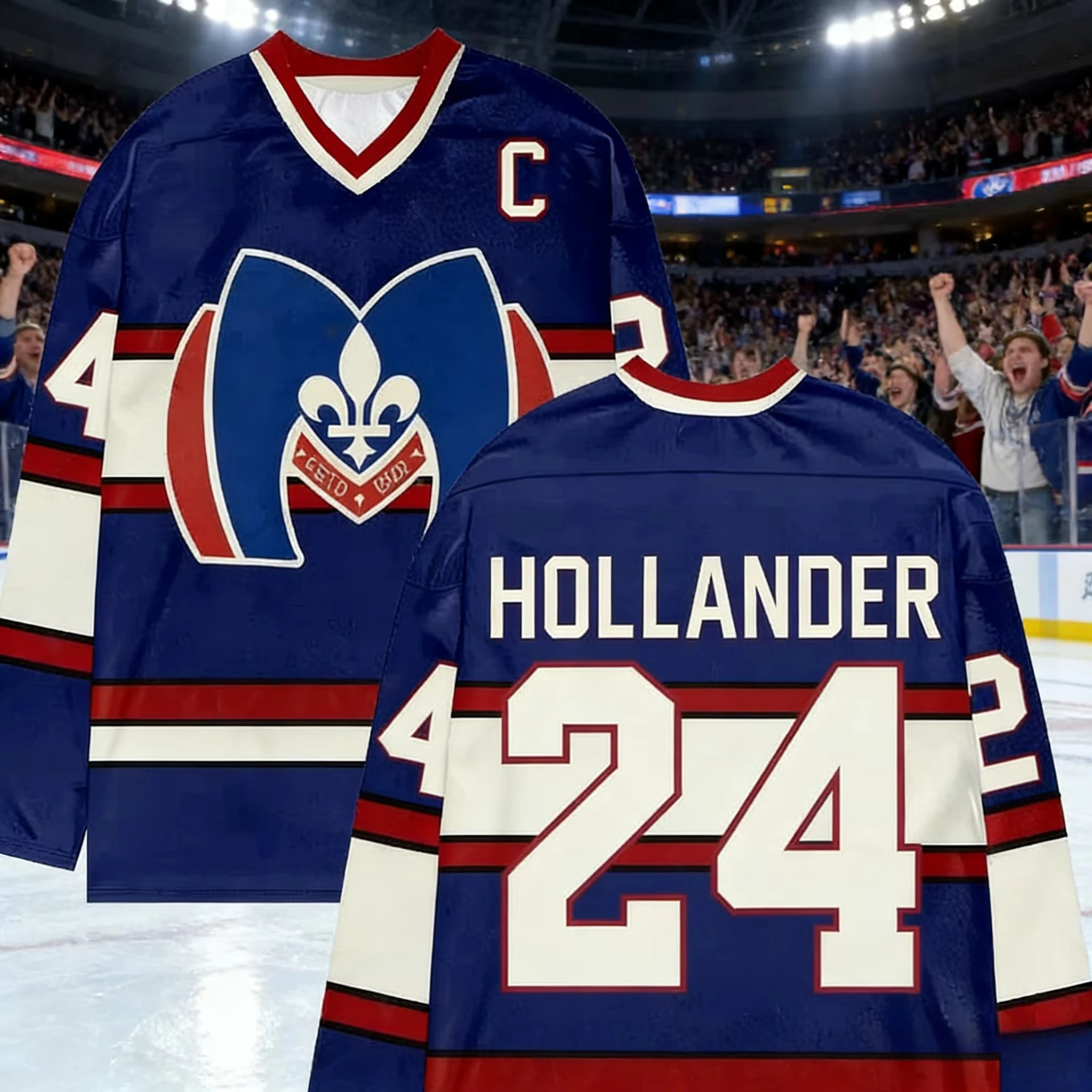 2026 Family New Heated Rivalry Hockey Jersey Langarm-T-Shirt für Herren und Damen, Rozanov HOLLANDER T-Shirt mit V-Ausschnitt, Unisex-Oberteile, Pullover