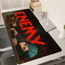 

Mouse pad Jinx League of Legends Arcane Gaming Laptop Game Mat Anime Accessories Computer Desk Mat Mouse Carpet Keyboard Pad Rug