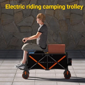 Folding Electric Camping Trolley 1
