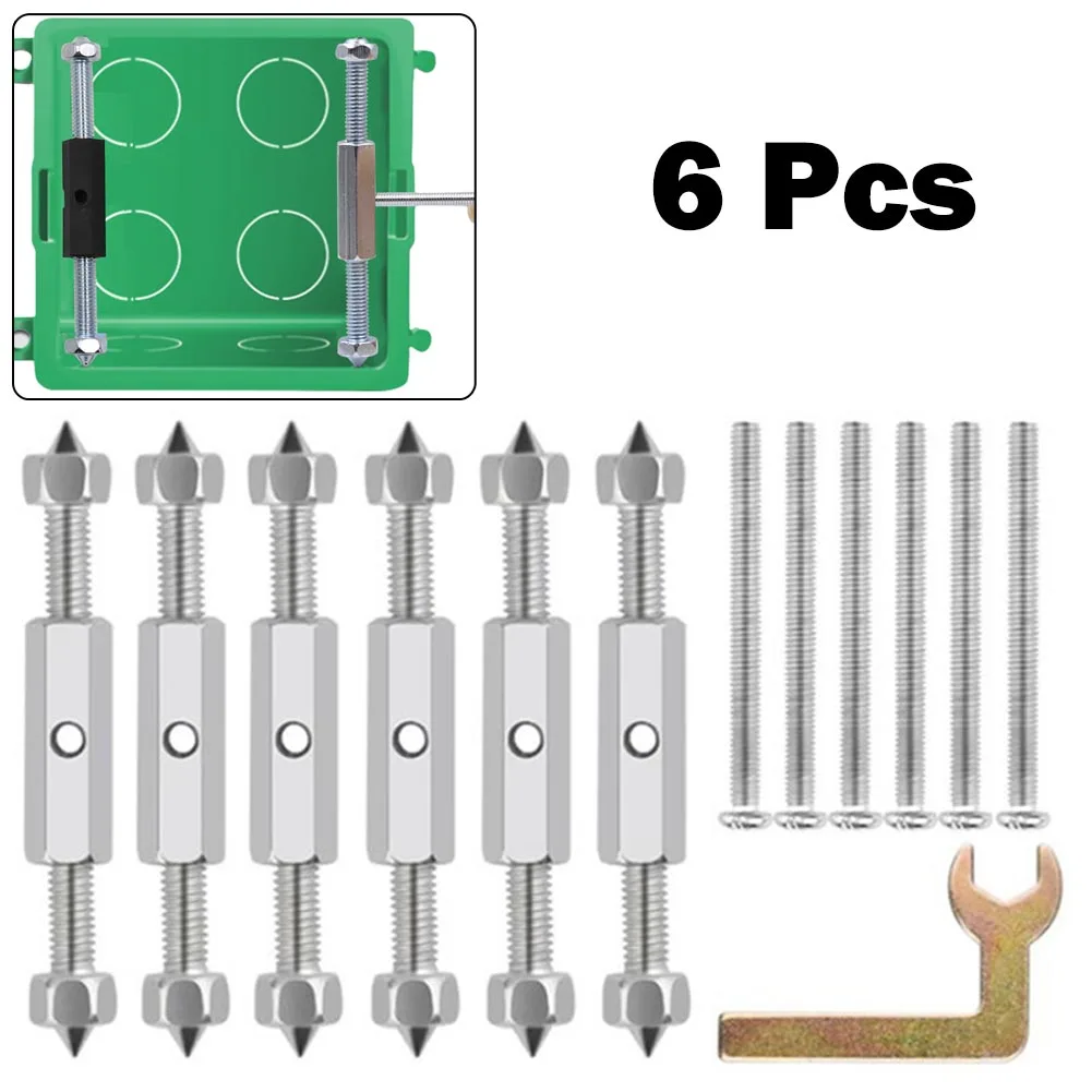 Bottom Switch Socket Box Repairer Screw Repair Accessories Cassette Screw Fixing Metal Support Rod Wall Mount