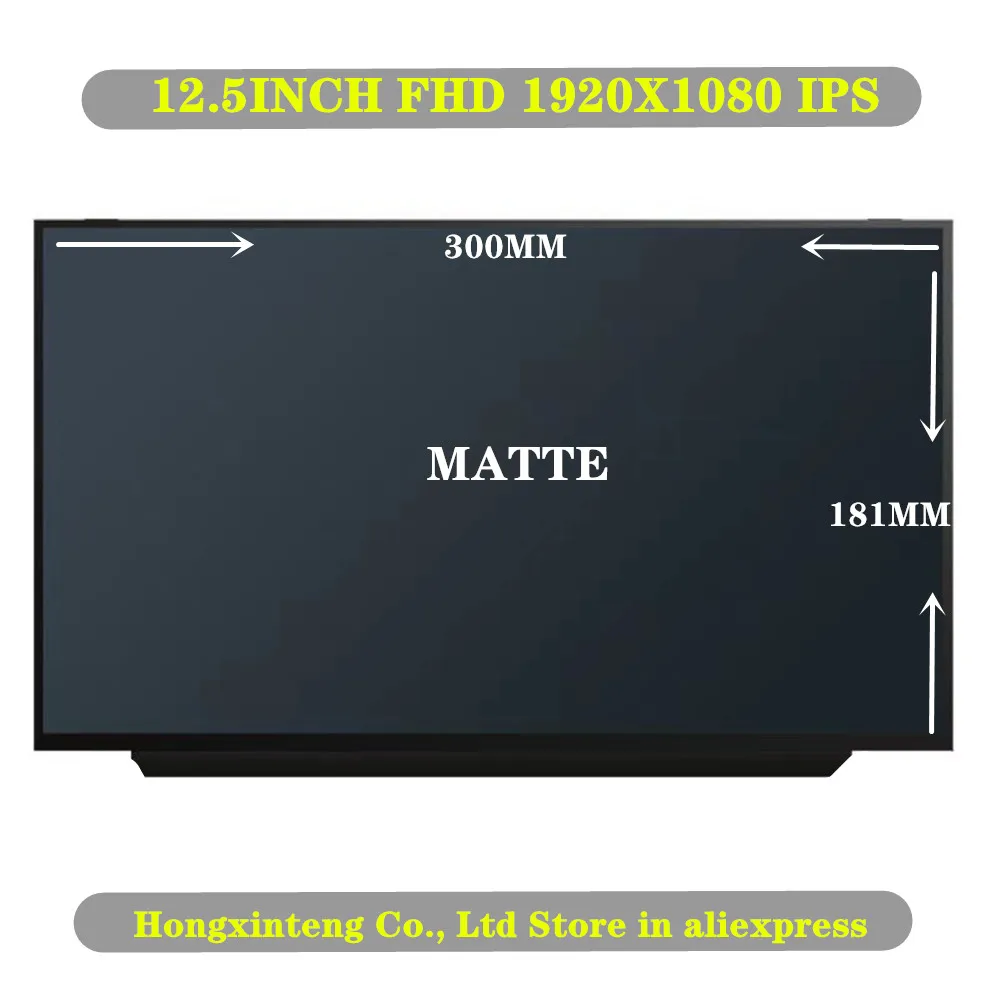 Tela Lcd para Lenovo Thinkpad Fhd Ips 1920x1080 Lp125wf2 sp b2 Lp125wf2 Spb1 X240 X250 X260 X270 X280 125 em - Imagem 5