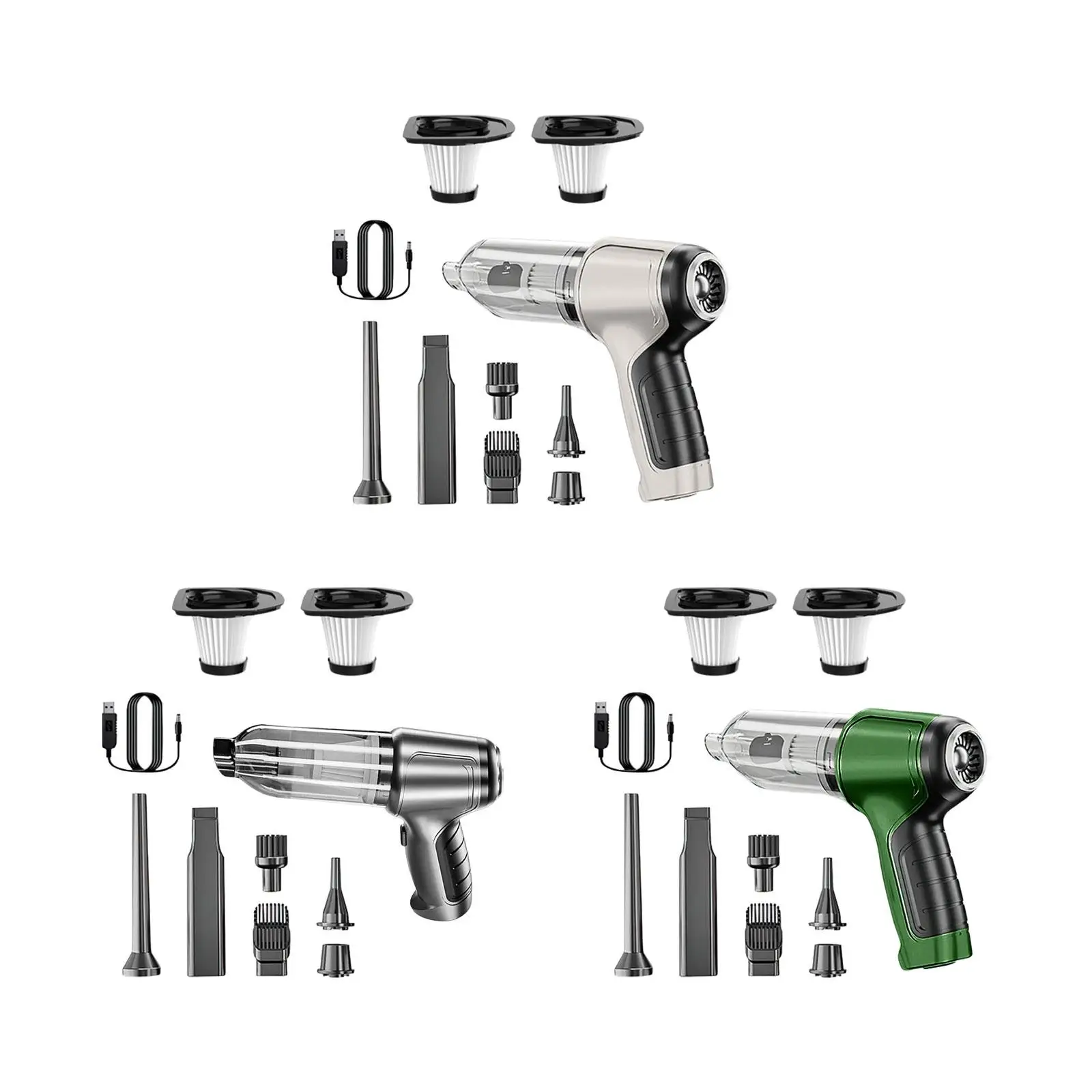 

Портативный пылесос 12000 па, Мощное всасывание, чистка салона автомобиля, беспроводной ручной пылесос для автомобиля, дивана, дома, ковра