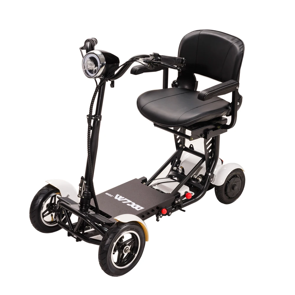 

Hot Product disabled Handicapped Foldable Lightweight 4 Wheel Power Mobility Electric Scooter for elderly and disabled